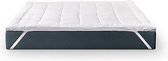 Topdekmatras - Topper - Eco-dons - 140 x 200 - Wit