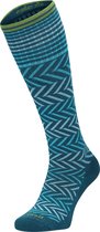 Sockwell Chevron Dames Compressiekousen Klasse 1 Teal | Aqua | Bamboe | Maat 35-38