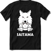 Saitama T-Shirt | Saitama Inu Wolfpack Crypto Ethereum kleding Kado Heren / Dames | Perfect Cryptocurrency Munt Cadeau Shirt Maat S