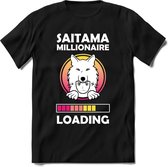 Saitama Millionare Loading T-Shirt | Saitama Inu Wolfpack Crypto Ethereum kleding Kado Heren / Dames | Perfect Cryptocurrency Munt Cadeau Shirt Maat 3XL