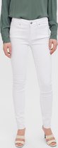 Vero Moda Jeans Vmpeach Mr Skinny Ank Cut Ri401 10261105 Bright White Dames Maat - W28 X L34