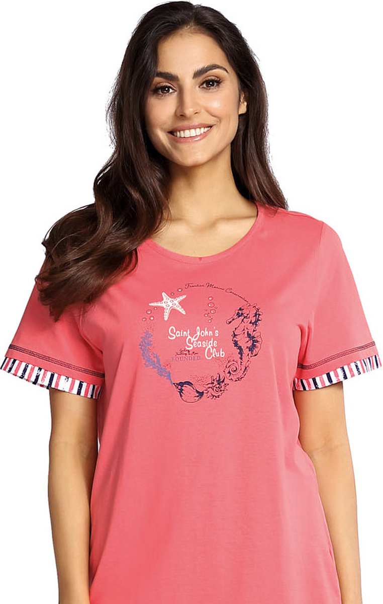 Dames Shortama 'Seaside Club' - Roze