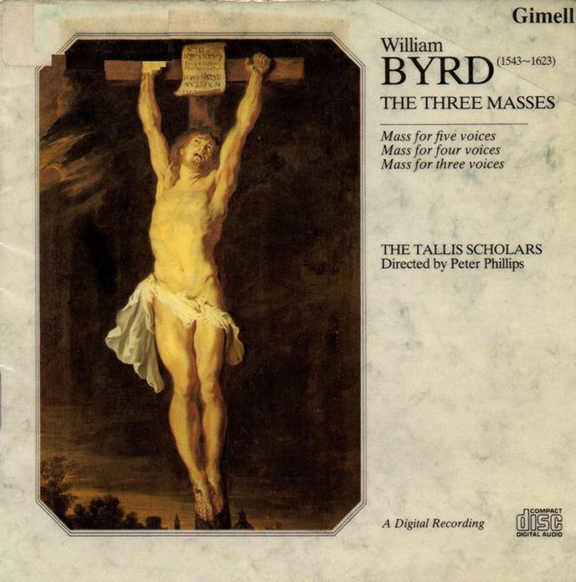 The three masses - William Byrd - CD ALBUM