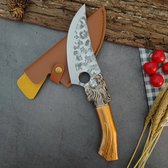 T&M Knives - Koksmes - BBQ mes - Professional Knife - Koksmes Japans - Vlijmscherp van RVS - Japans Ergonomisch Handvat - 27cm