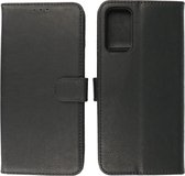 Samsung Galaxy M52 5G Hoesje - Book Case Telefoonhoesje - Kaarthouder Portemonnee Hoesje - Wallet Cases - Zwart