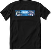 Professional fishing tournament| vissen outdoor T-Shirt Heren / dames | hengelsport cadeau Shirt - grappige Spreuken, Zinnen en Teksten Maat XL