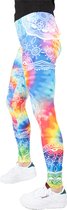 Fantasie Legging van Festivallegging - Try-Tie-Dye - Maat L/XL - Comfortabel - Ademend - Zachte Stof