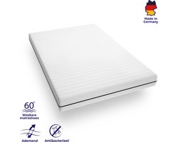 Matras - 90x190 - 7 zones - koudschuim - premium plus tijk - 14 cm hoog - Gemiddeld
