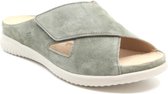 122.1116 Breeze sandale groene slipper Hartjes (Maat - 39, Kleur - Groen)