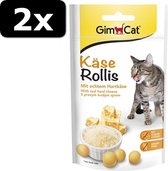 2x GIMCAT KAAS ROLLIS 40GR