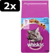 2x WHISKAS DR AD TONIJN 3,8KG
