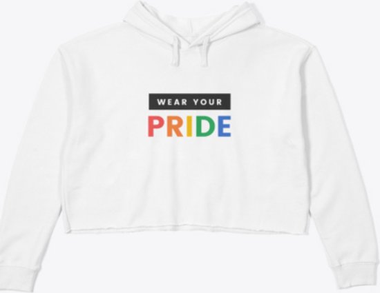 LGBT Same Love Same Rights| Crop Hoodie| Unisex LGBT| Wear Your Pride Rainbow |Maat M