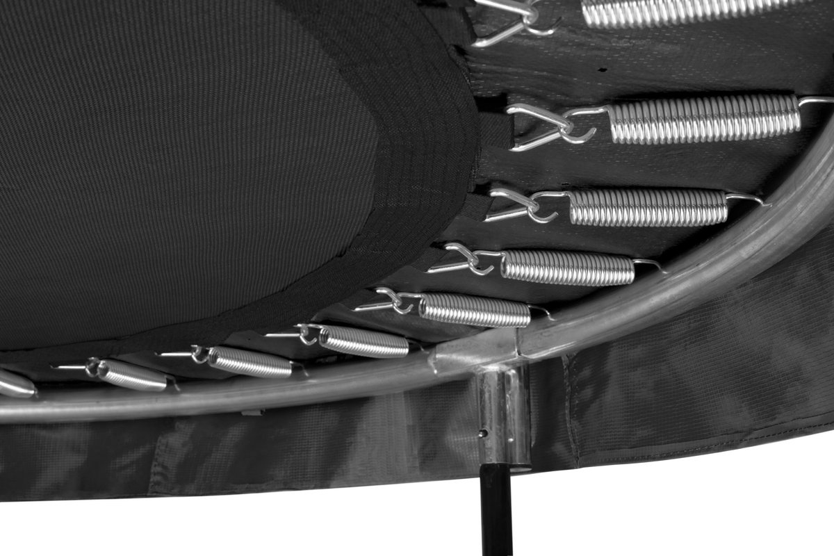 Salta Comfort Edition - ø 153 cm - Ronde trampoline met veiligheidsnet - Zwart - Mini/Kleine trampoline voor kinderen — afbeelding 4