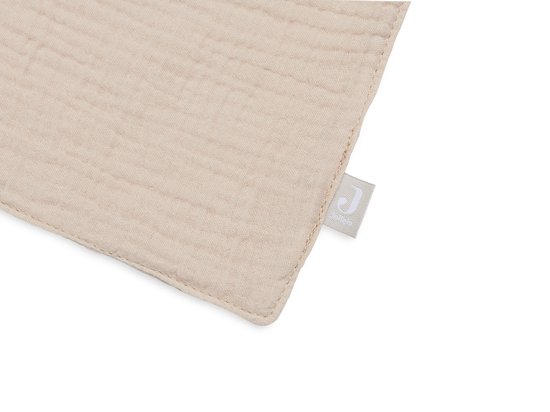 Jollein Speendoekje Bunny Ears Nougat met naam - knuffeldoekje konijn met geborduurde naam - gepersonaliseerd kraamcadeautje van Jollein — afbeelding 3