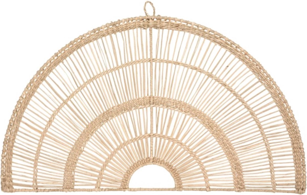 Zeegras Wanddecoratie Waaier 60x36 cm