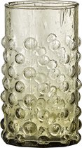 Bloomingville Glas Freja Groen Recycled glas ø6.5 11.5cm.H