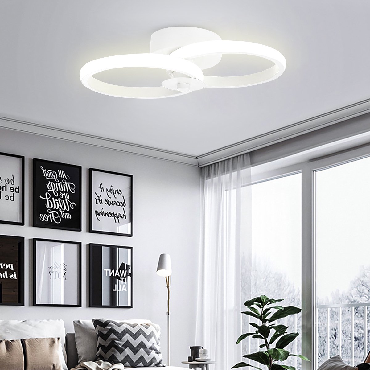 WJLL LED Deckenlampe Basketball Design Kinderlampe Wandleuchte Dimmbar Deckenleuchten für Kinder LED 44W Kinderzimmer Skateboard Lampe Junge