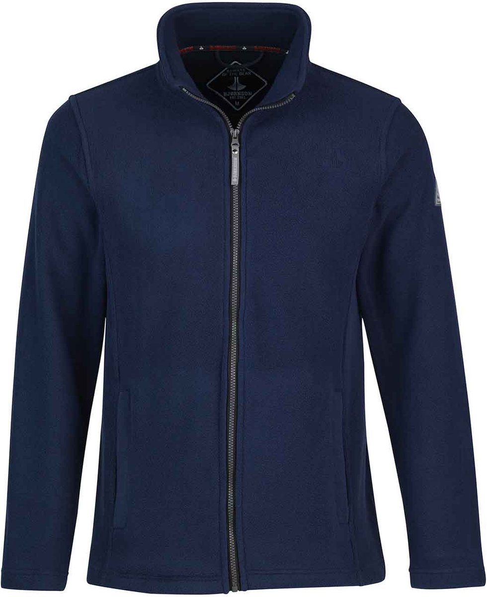 STØRVIK Maks Fleece Vest 4 Seizoenen Heren - Rits - Maat 4XL - Donkerblauw