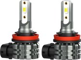 H10 Perfect Fit LED Canbus / Plug and Play / 12V / Auto / Motor / Scooter / EMC / Hoge Lumen / LED koplamp / Perfecte pasvorm / 6000K wit licht / Dimlicht / Grootlicht / Mistlicht