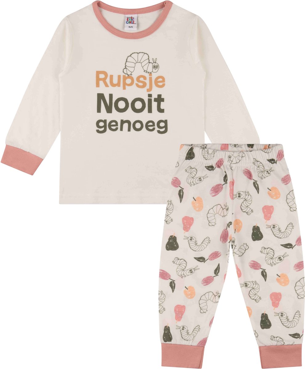 Rupsje Nooitgenoeg, 2022 meisjes pyjama roze, 98/104