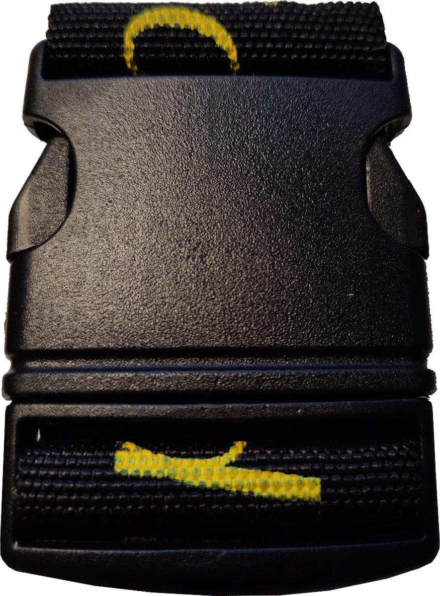 Kofferriem - Zwart - Luggage belt - Kofferband - Kofferspanband