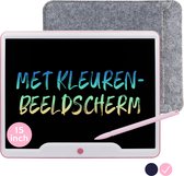 Bol.com LCD Tekentablet Kinderen "Roze" 15 inch - Kleurenscherm - Kids Tablet - Speelgoed Meisjes 8 jaar - Leren Tekenen aanbieding