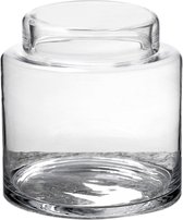 Maison Péderrey Pot & Deksel Mond Geblazen Glas D 19 cm H 14 cm