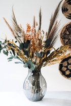 Droogbloemen Boeket - Honey + vaas - Gedroogde Bloemen - Dried Flowers - Flower Forever