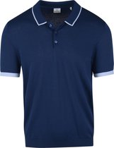 Blue Industry - Polo Indigo Donkerblauw - S - Modern-fit