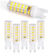 Aigostar LED lamp - G9 - 5W - 6500K - 450lm - W16*H60mm - Set van 10 stuks