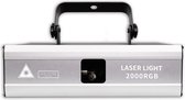 Luxiqo® Laserlight - RGB Laser Lamp - Strobelamp - Laserlicht - Party Laser Verlichting - Disco Laser Lamp - Disco Feestverlichting - Projector Lamp - RVS/Zwart
