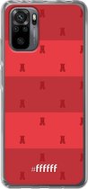 6F hoesje - geschikt voor Xiaomi Redmi Note 10 Pro -  Transparant TPU Case - AZ Alkmaar #ffffff