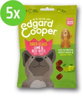Edgard & Cooper Lam & Rund Bites - voor honden - Hondensnack - 50g - 5 Zakken