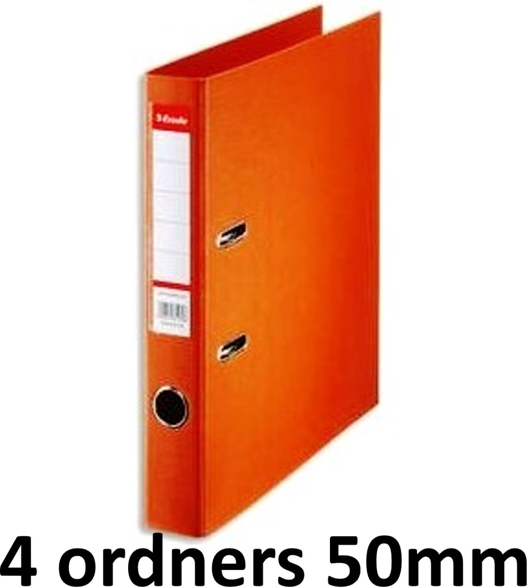 4 x Esselte Ordner Basic - rug 50mm - A4 - Oranje