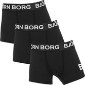 Björn Borg jongens 3P performance zwart  - 158/164