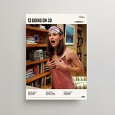 13 Going on 30 Poster - Minimalist Filmposter A3 - 13 Going on 30 Movie Poster - 13 Going on 30 Merchandise - Vintage Posters