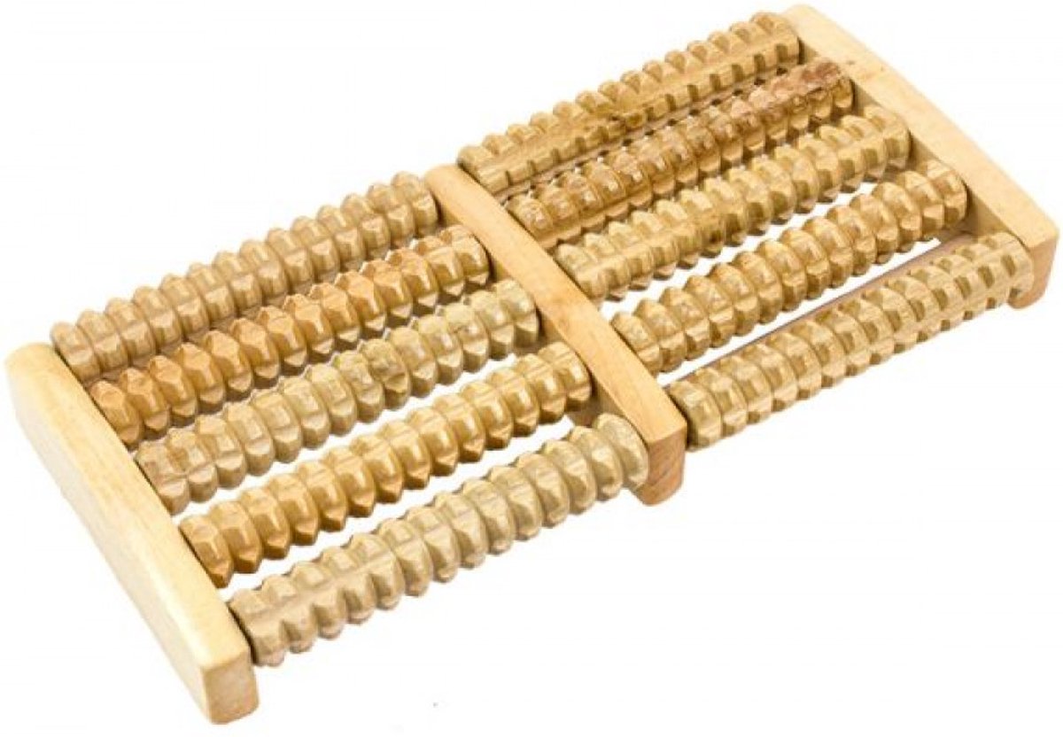 Houten voetmassage roller 2 X Houten Voetroller - Voetmassage Roller Apparaat - Voet Massage Roller 2 X
