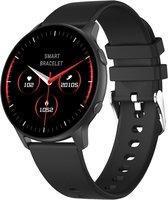 SAMMIT® Smartwatch Heren Zwart - Met Meldingen - Stappenteller - Smartwatch Android en Iphone - Smartwatch
