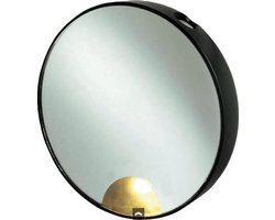 Jumada - Spiegel - 10x vergrotende spiegel - Compact - Kleine spiegel - Glas - Zwart