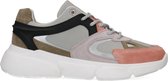 Sacha - Heren - Grijze sneakers met roze details - Maat 40