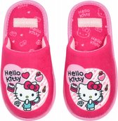 pantoffels Hello Kitty meisjes polyester/TPR roze maat 27-28