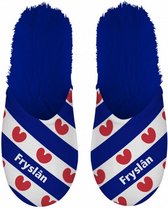 pantoffels Friesland pluche blauw maat 42/45