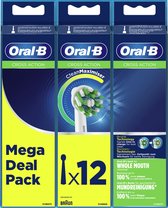 Oral-B CrossAction Opzetborstel Met CleanMaximiser-technologie, Verpakking Van 12 Stuks