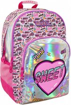 rugzak meisjes 25 liter 45 x 33 x 16 cm polyester roze