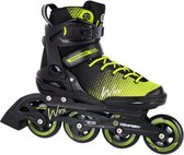 inlineskates Wox 84 heren nylon zwart/groen maat 45