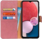 KHAZNEH Samsung Galaxy A13 4G Hoesje Portemonnee Book Case Roze