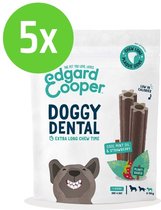 Edgard & Cooper Doggy Dental Sticks Aardbei - Frisse Muntolie Medium - 5 Zakken