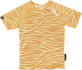 Beach & Bandits - UV-zwemshirt voor kinderen - Golden Tiger - Goudoranje - maat 80-86cm