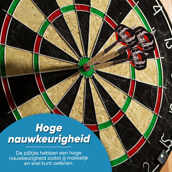 Dartpijlen - Dart flights - Dartpijlen set van 12 stuks - Hoge kwaliteit - Basic. - 19 gram dartpijlen van AxinQ — afbeelding 5