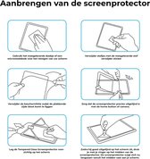 Tablet screenprotector geschikt voor Samsung Galaxy Tab A 8.0 (2019) - Case-friendly screenprotector - 2 stuks - Tempered Glass - Transparant